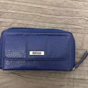 Blue clutch or pocketbook for purse